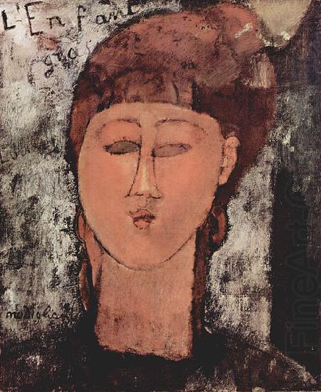 Amedeo Modigliani L'enfant gras china oil painting image